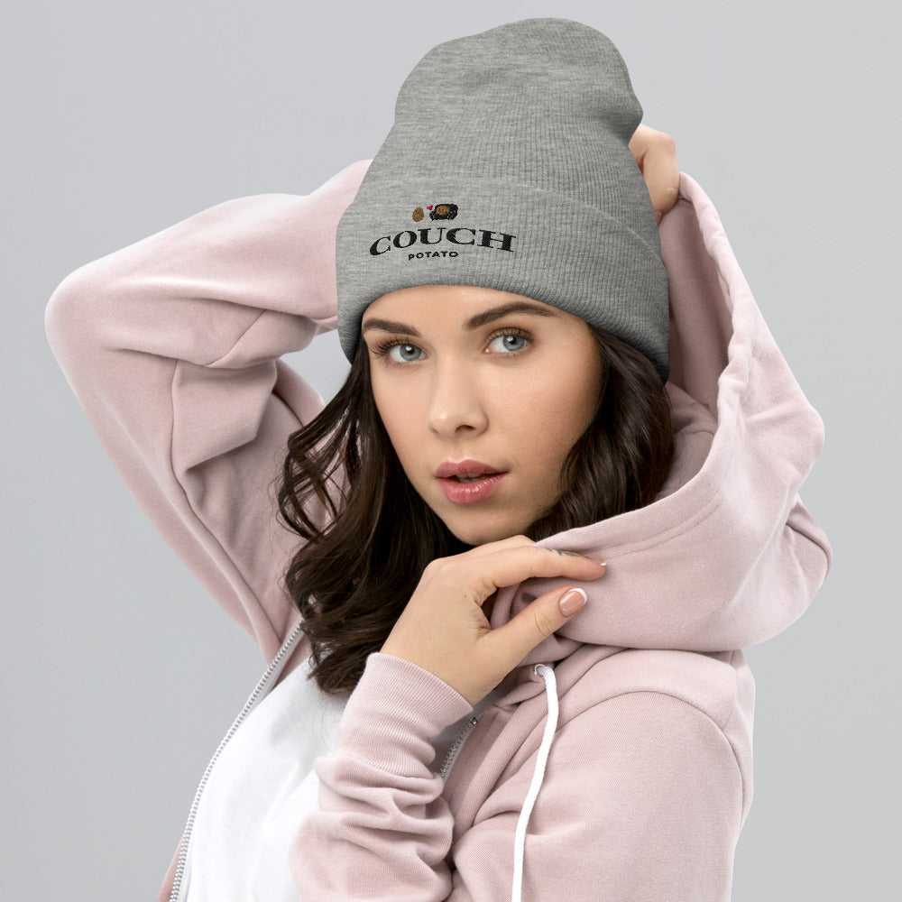 COUCH Embroidered Cuffed Beanie