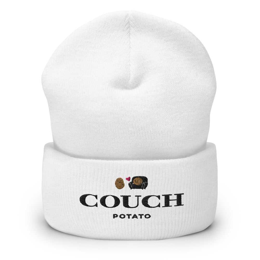 COUCH Embroidered Cuffed Beanie