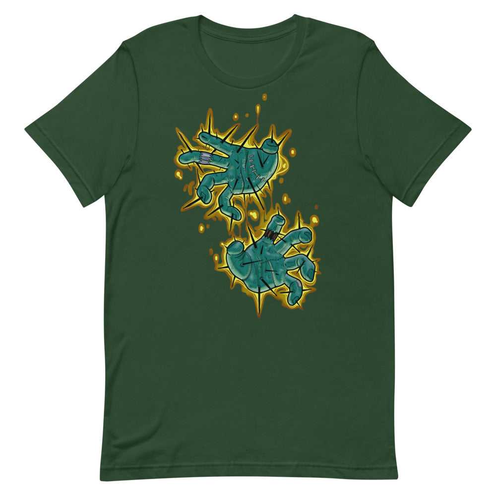 Zombie Hands T-shirt - Bubonic Green