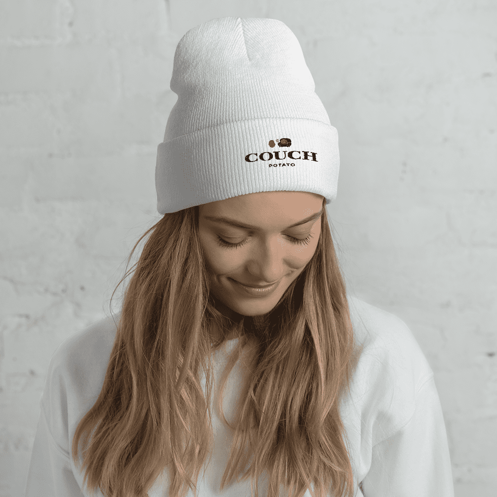 COUCH Embroidered Cuffed Beanie