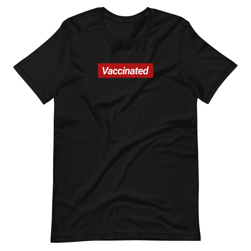 Vaccinated T-Shirt - Black