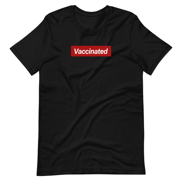 Vaccinated T-Shirt - Black