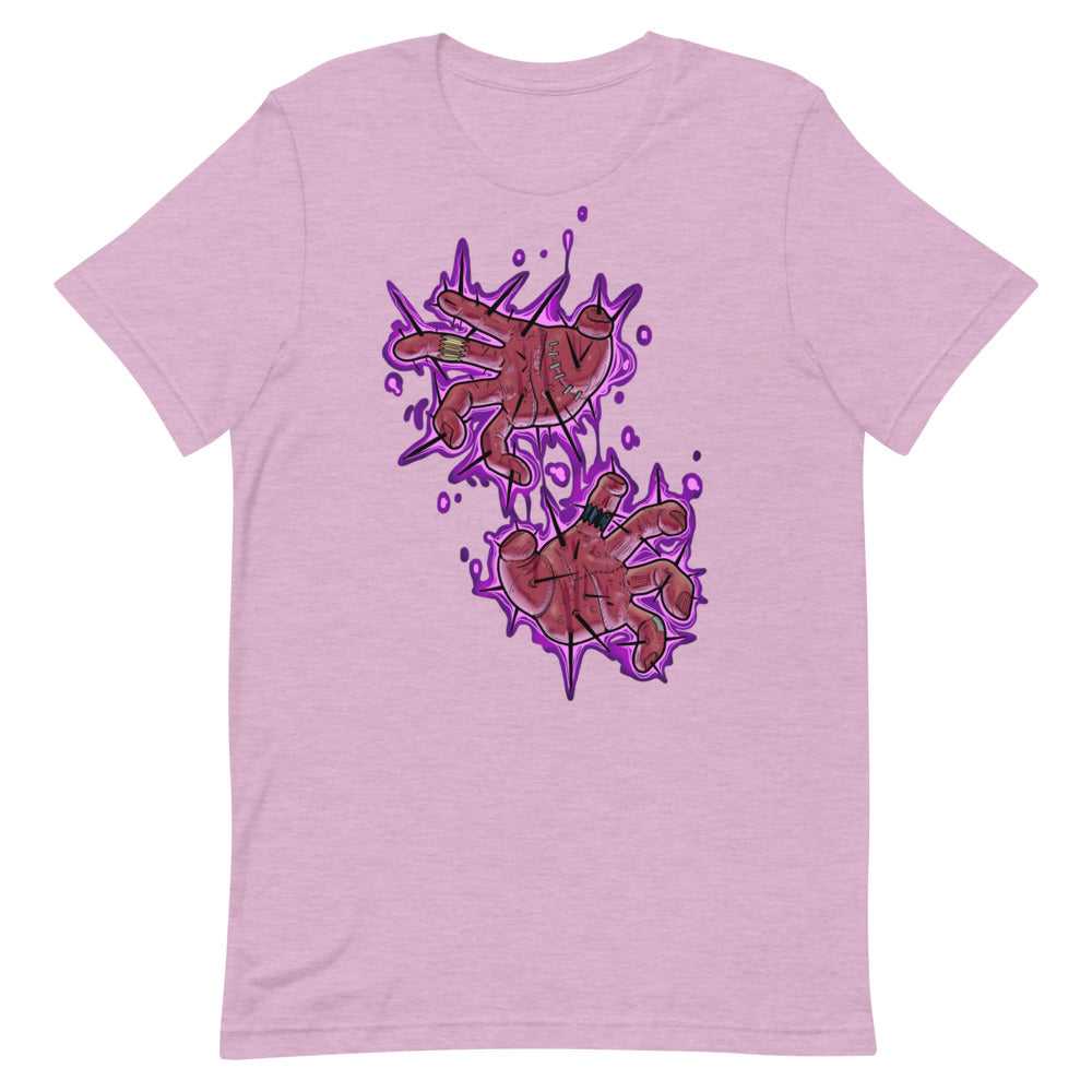 Zombie Hands T-shirt - Purple Miasma