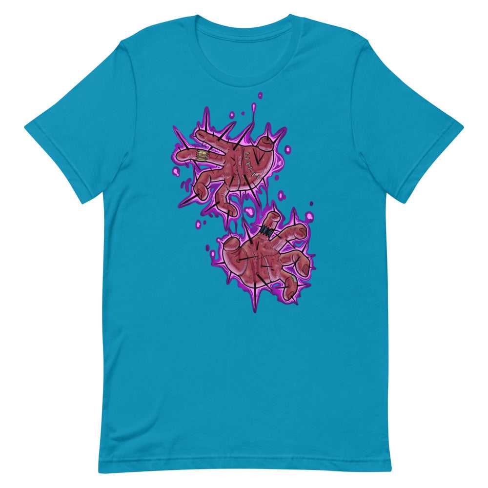 Zombie Hands T-shirt - Purple Miasma